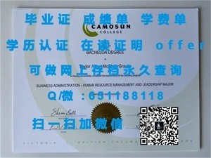 圣玛丽山学院官方毕业证书全貌